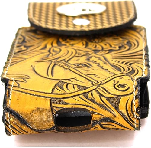 Miniatura 5 de West Star - Funda de cuero universal para teléfono celular con cierre magnético 326C Bullrider BR