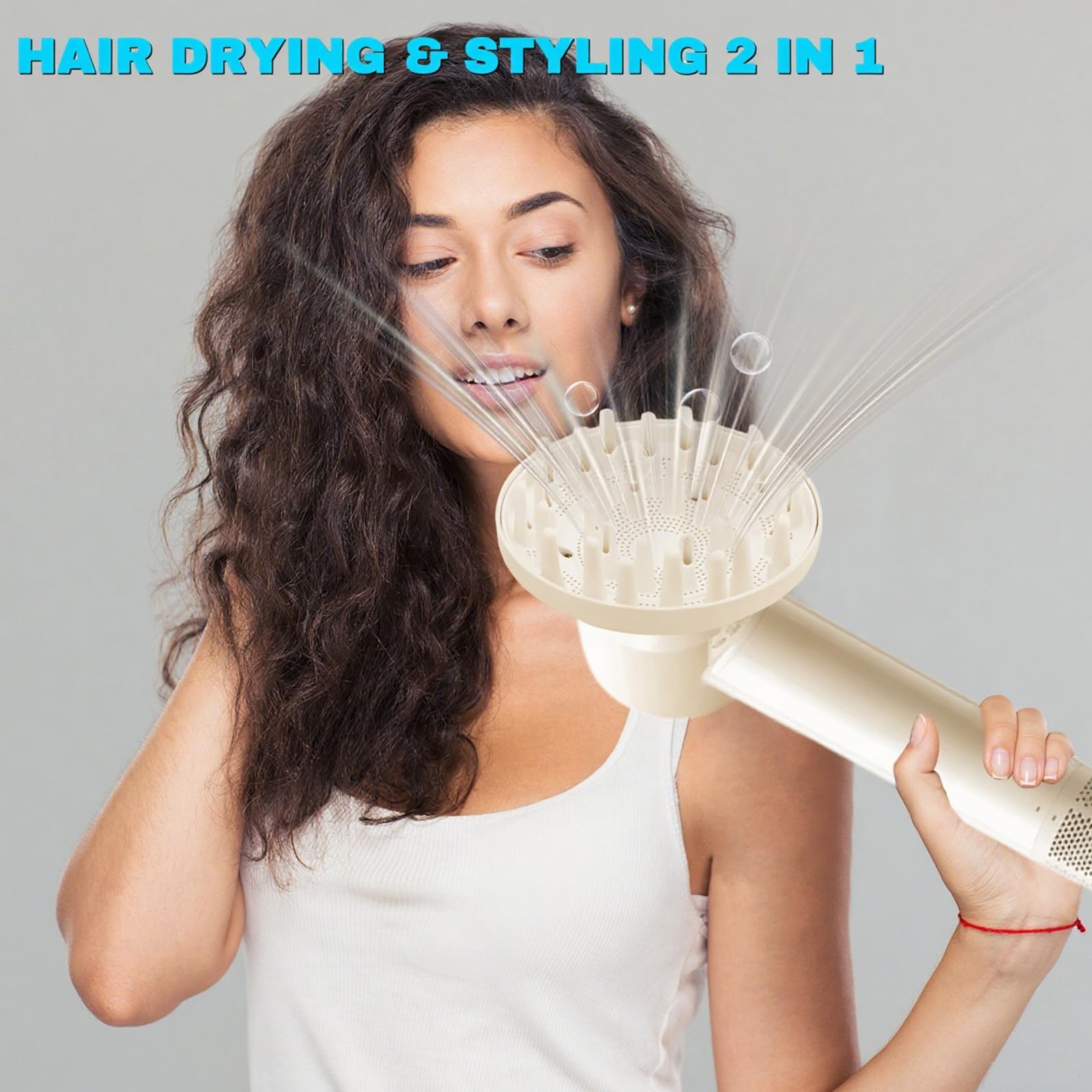 Diffuseur rotatif à 360° compatible avec Laifen SE Lite (pas l'outil de coiffage SE, accessoire de sèche-cheveux pour Laifen SE Lite, thé au lait