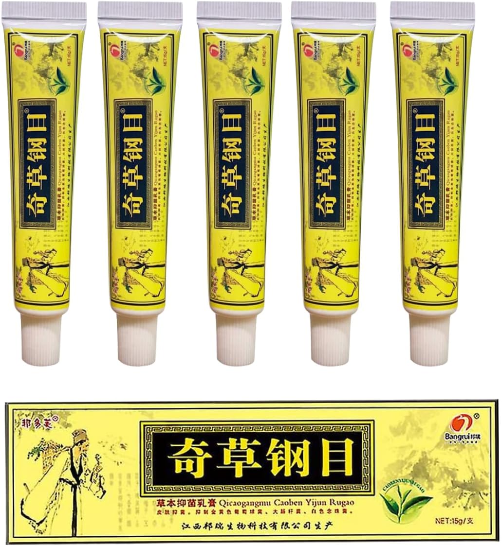 Official Seller - Chinese Herbal Cream - Natural Relief for Skin Issues - Pack of 5