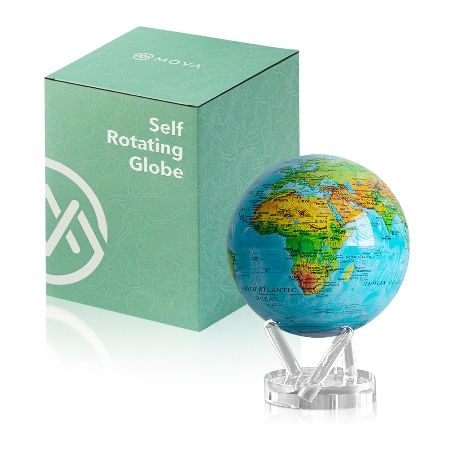 MOVA Globe Ocean Blue Relief Prestige