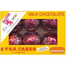 Tunnock's Milk Chocolate Tea Cakes 6x 24g