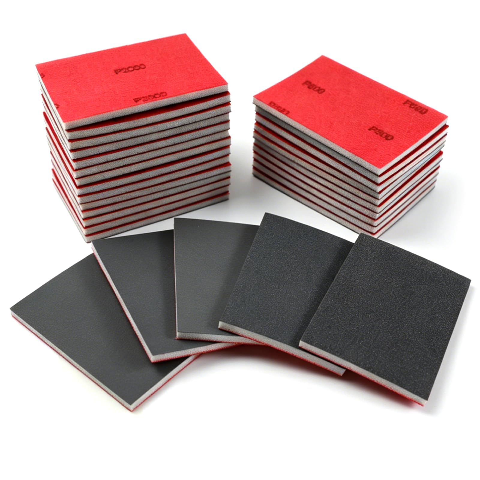Sanding Sponges Kit - 80-3000 Grit for Wood & Metal -1