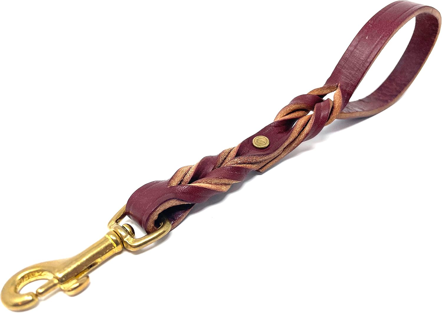 Sarah Says Pets Leather Traffic Leash for Dogs, Short Handle Leash for Small, Medium, Large Dogs | Sarah Hodgson