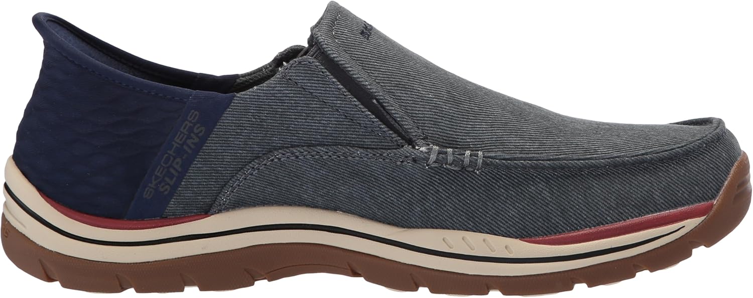 Skechers Men's USA Expected - Cayson Moc Toe Canvas Slip-Ins - Image 6