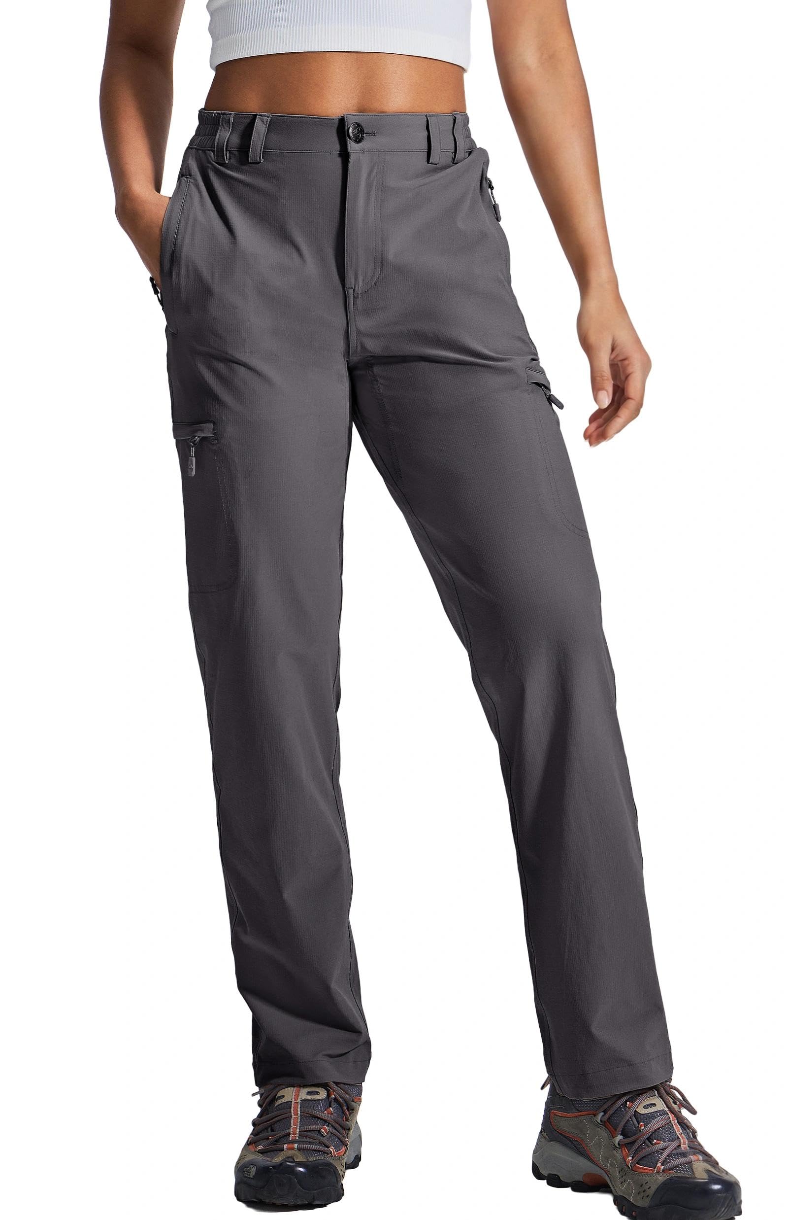 Haimont Women's Lightweight Water-Resistant Hiking Cargo Pants