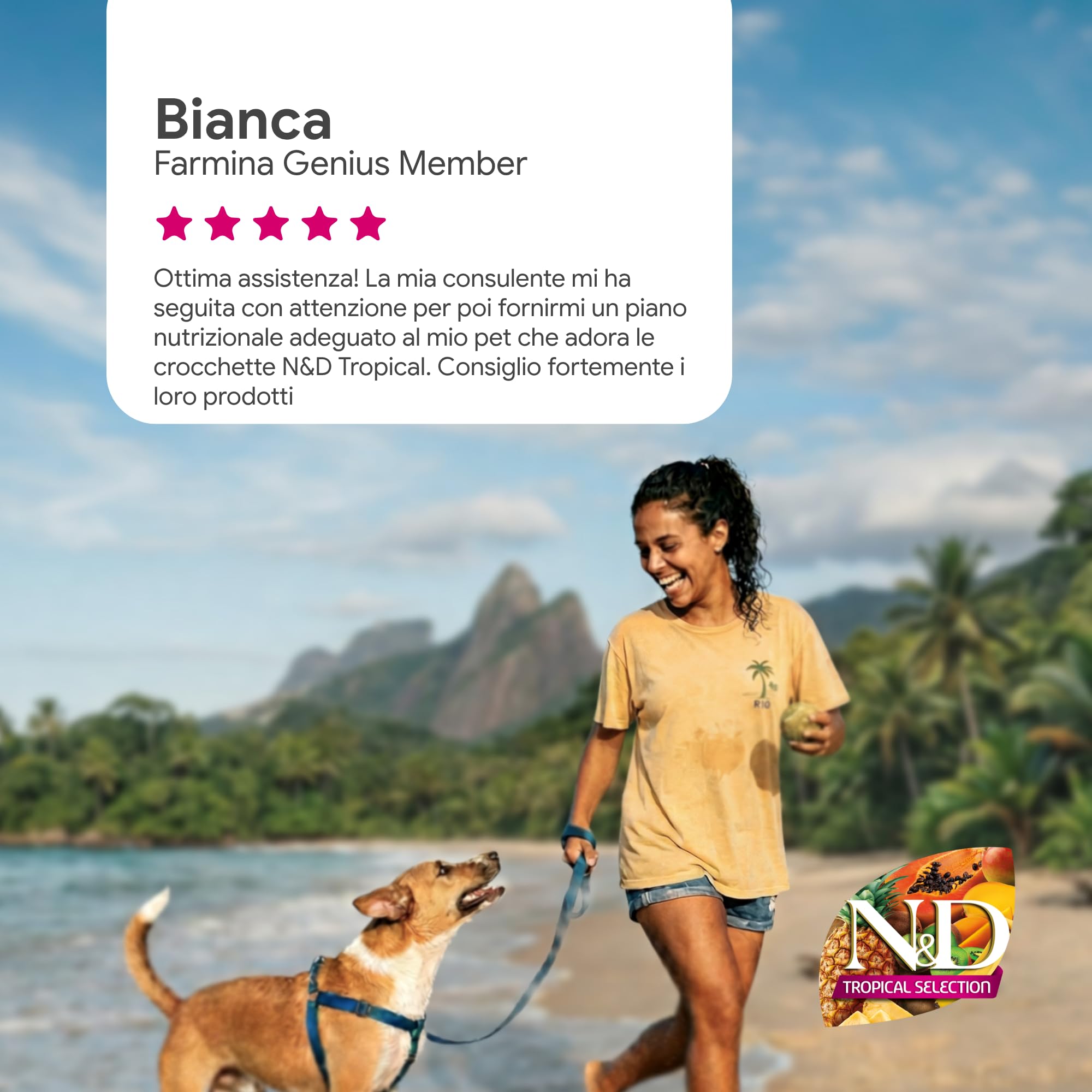 N&D Tropical Selection Lamb and tropical fruits Adult Medium & Maxi 10.00 kg