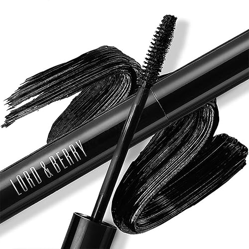 Miniatura 4 de Lord & Berry Never Too Much Longwear - Máscara de pestañas impermeable negra para volumen y longitud, maquillaje de ojos con efecto de pestañas