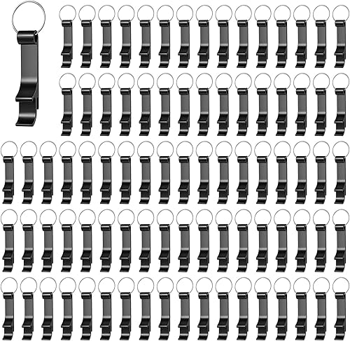 Vista 14 de 200 Pack Colorful Aluminum Bottle Opener Keychain for Party Favor Wedding Favor