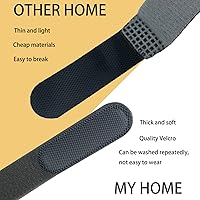 Vista 3 de CPAP - Correa universal para máscara CPAP, material elástico cómodo y duradero, color gris estándar (solo sombrero) (gris, 1 unidad)