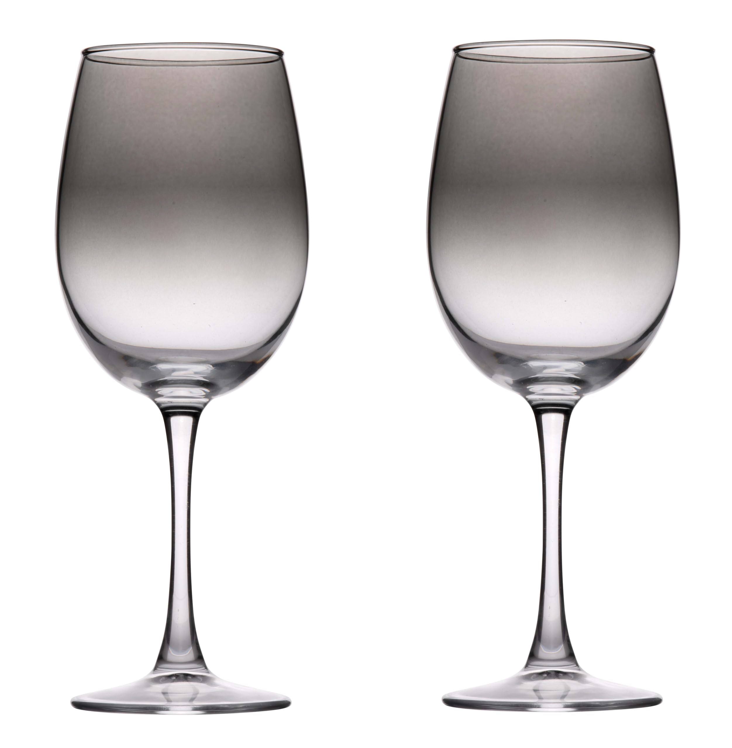 Alpina Wine Glasses Set 4 Pieces - Smoked Drinking Glasses - Suitable for Red and White Wine - Glass Tableware for Every Occasion - Glass