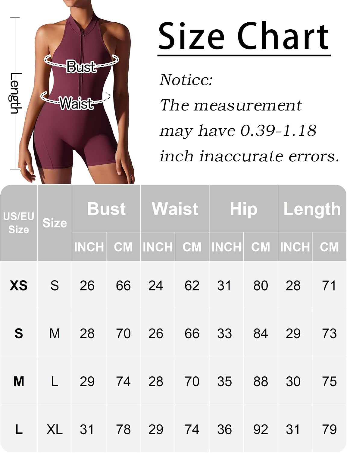 FEOYA Women's Yoga Bodysuit Quick Drying Backless One Piece Zipper Stretch Workout Jumpsuit with Removable Pads