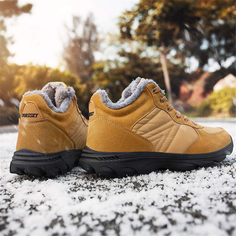 TORISKY Stivali Invernali Uomo Donna Scarpe Cotone Outdoor Impermeabili Trekking Caldo Piatto Caviglia Stivaletti Neve