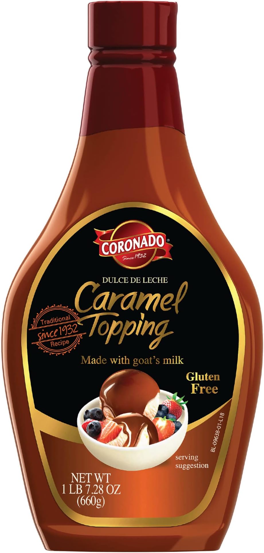Coronado Caramel Topping 12 ct Case