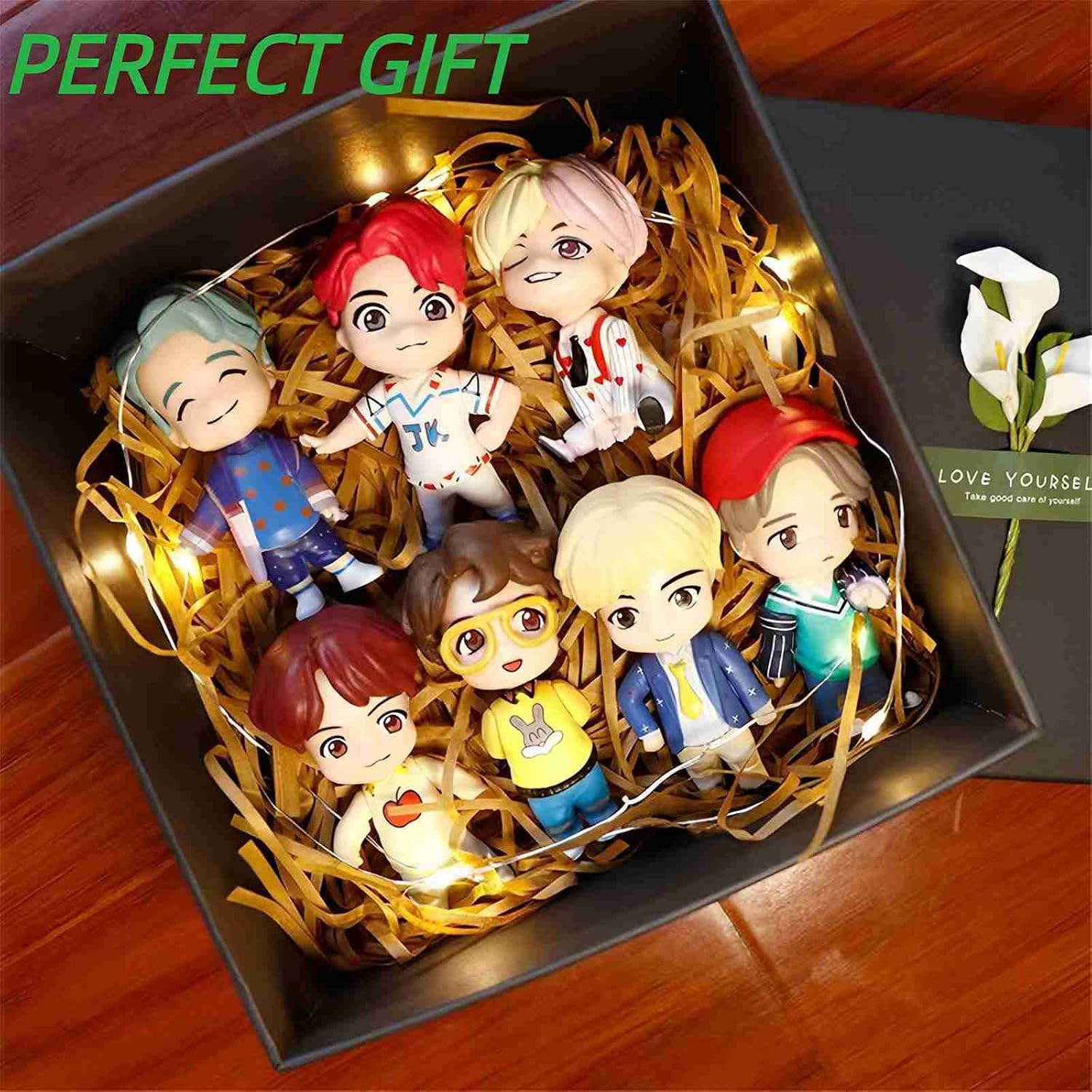 Surprise September 7pcs Cake Toppers Character Set Action Figures Toys, Mini Figurines Dolls Birthday Party Supplies Car Desktop Birthday Decorations (B) image 5