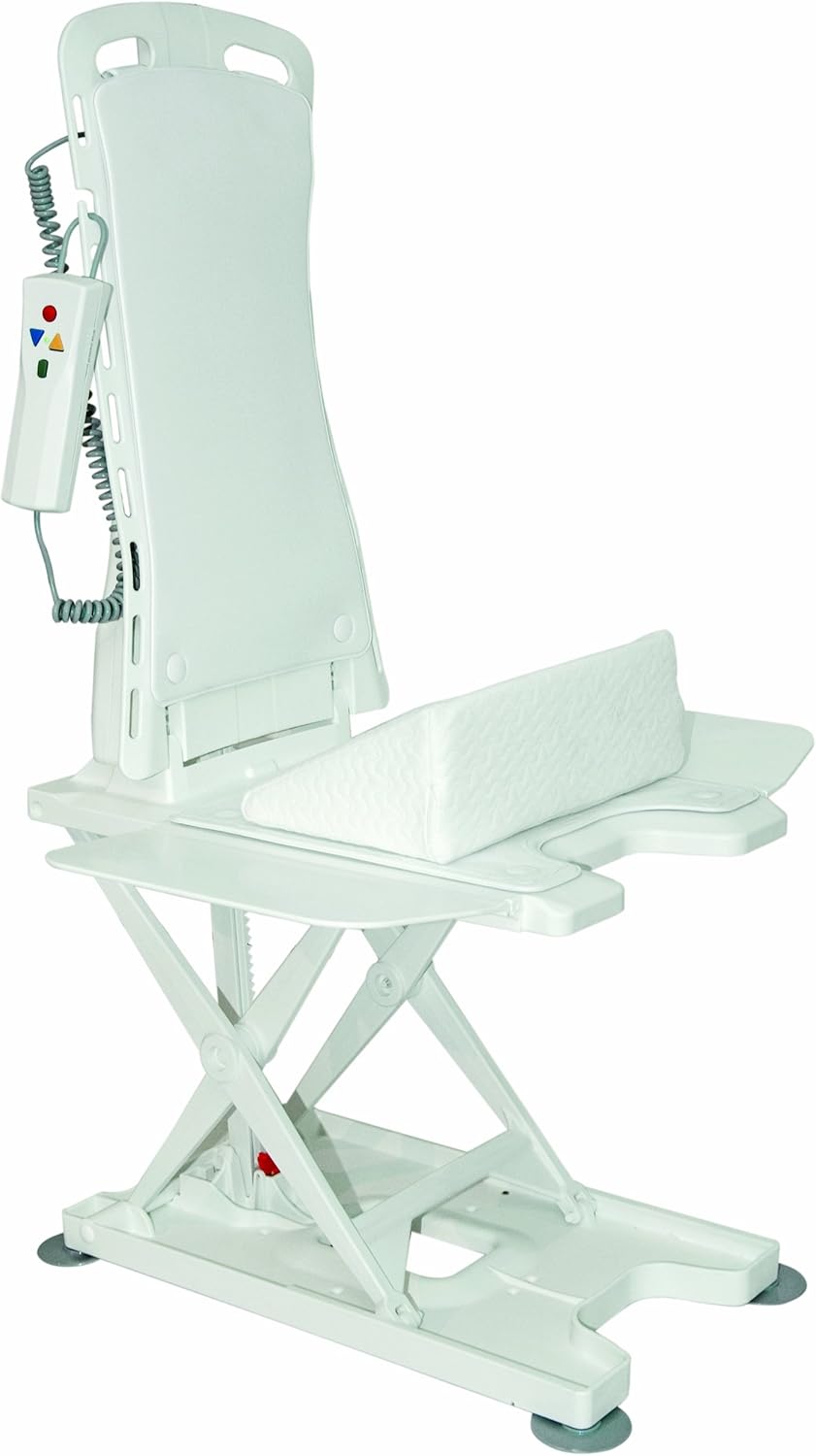 Drive Medical Bellavita Bath Tub Lift with Cover, Classic White