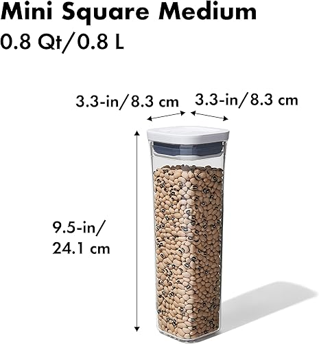 Miniatura 3 de OXO Good Grips POP Contenedor hermético de alimentos 02 cuartos de galón para especias y más