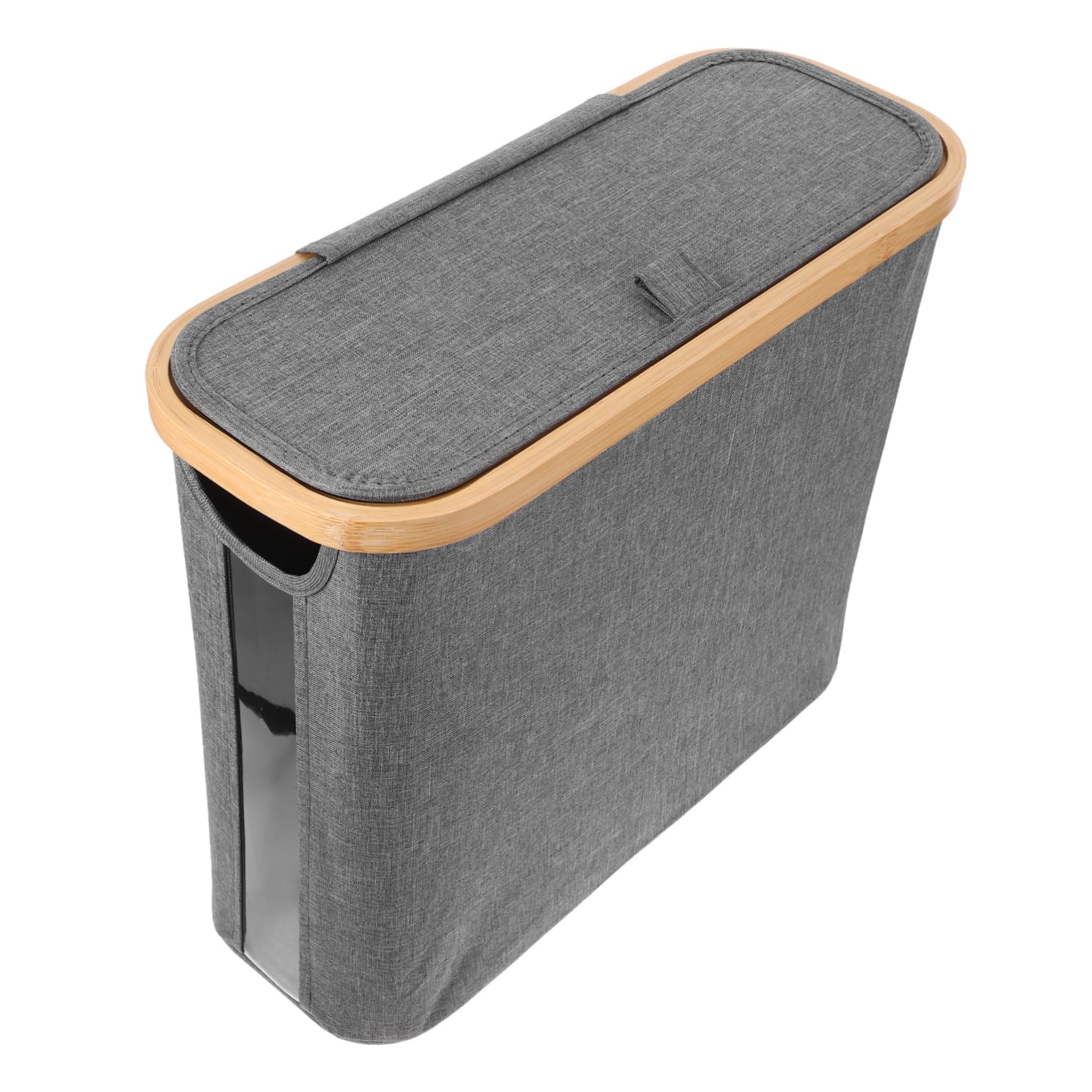 LALAFINA Toilet Paper Storage Basket with Lid Toilet Tissue Organizer for Bathroom and Kitchen Water-Resistant Ample Space