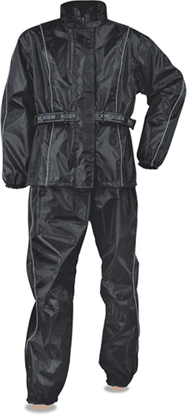 black rain gear