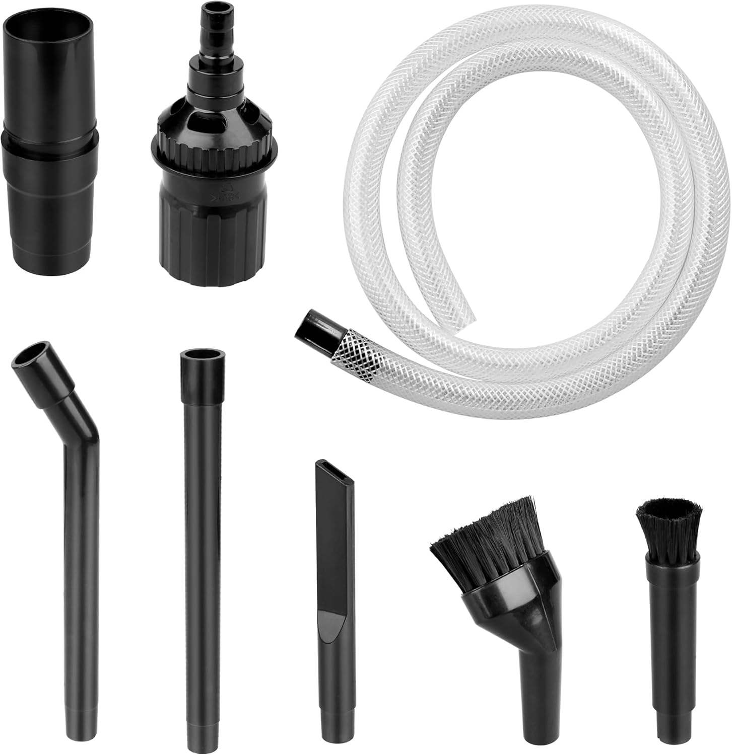 8PCS Mini/Micro Cleaning Kit Vacuum Attachment Keyboard Crevice Cleaning Tool Brush Kit,Universal Vacuum Cleaner Attachment Tool Kit,Micro keyboard Cleaner for Shop Vac Accessories