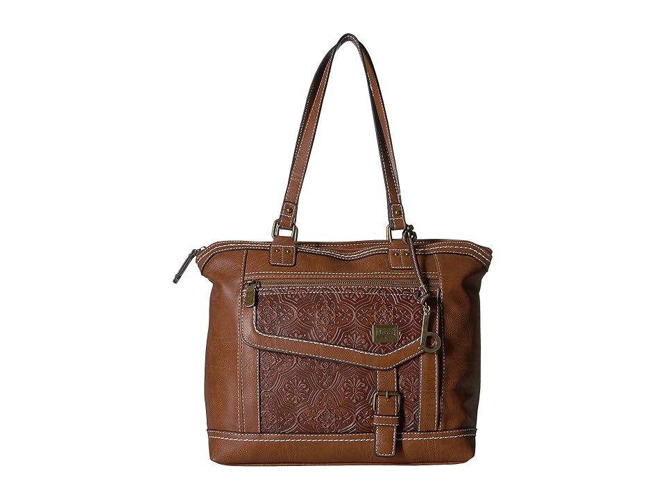 

b.o.c. Amherst Brookline Tote (Saddle) Handbags, Brown