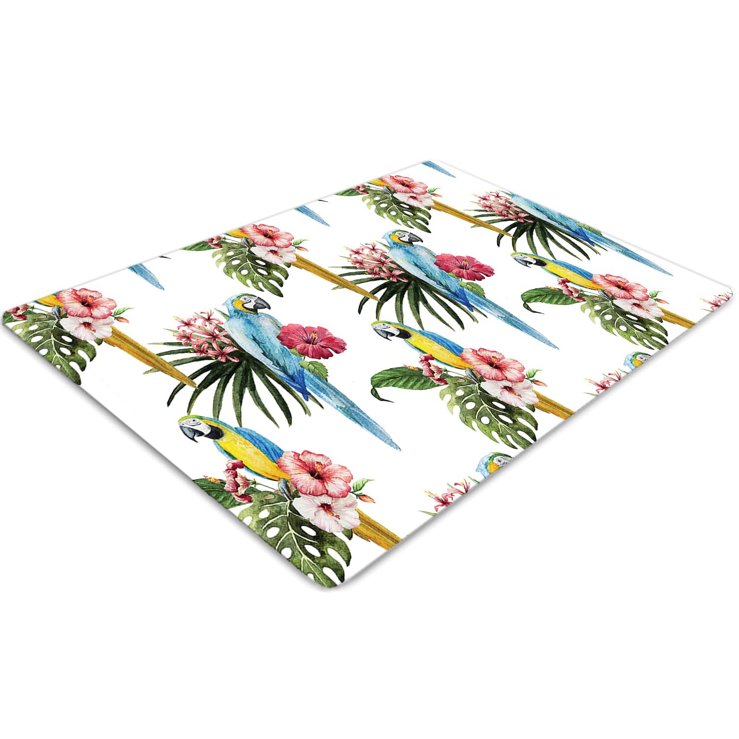 Tapis de chaise antidérapant et protège-sol imperméable en PVC rectangulaire