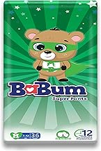 Babum Baby Premium Diapers | Medium-36 counts | Wetness Indicator | Anti Rash | up to 12 hrs Absorption |7-12 Kg | Soft & Comfortable