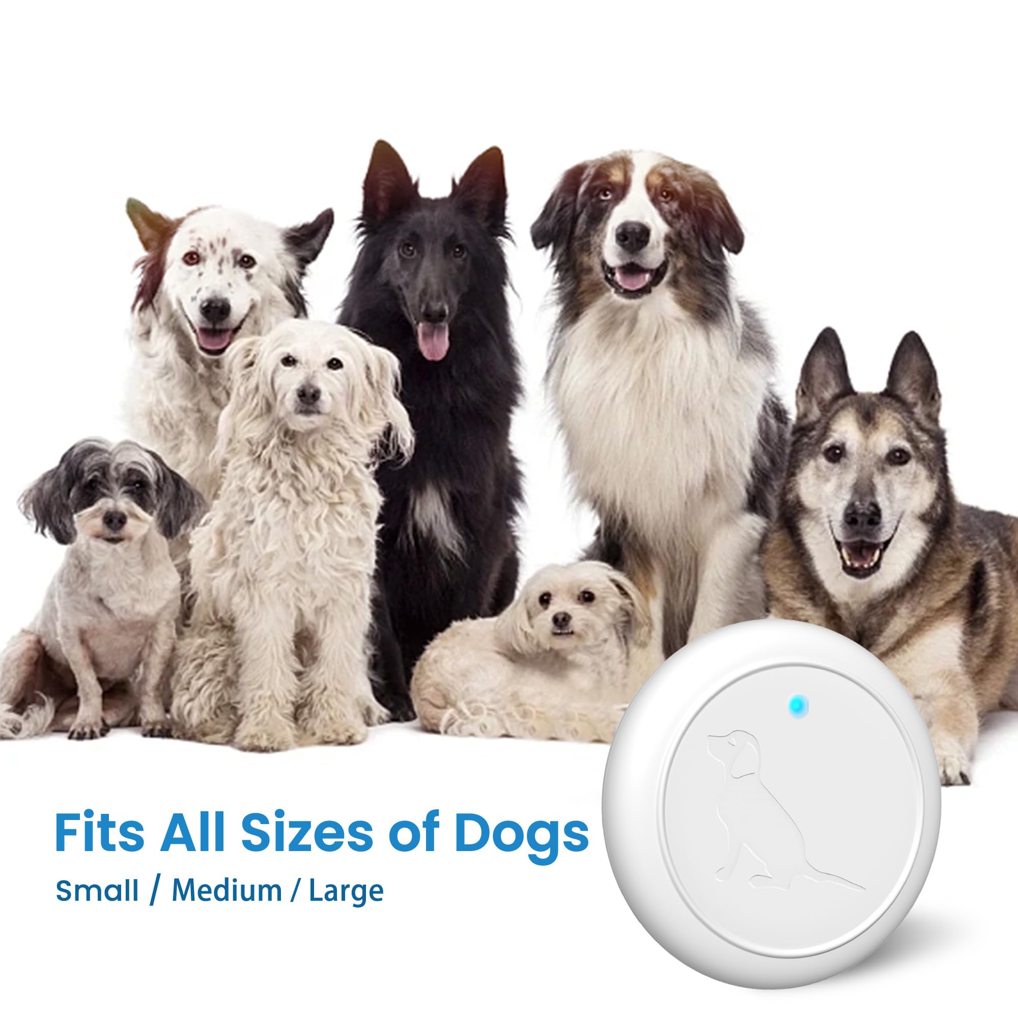Timbre para perro para entrenamiento de orinal, timbre inalámbrico para puerta de perro que funciona a 1000 pies con botón táctil impermeable IP65, 32 melodías