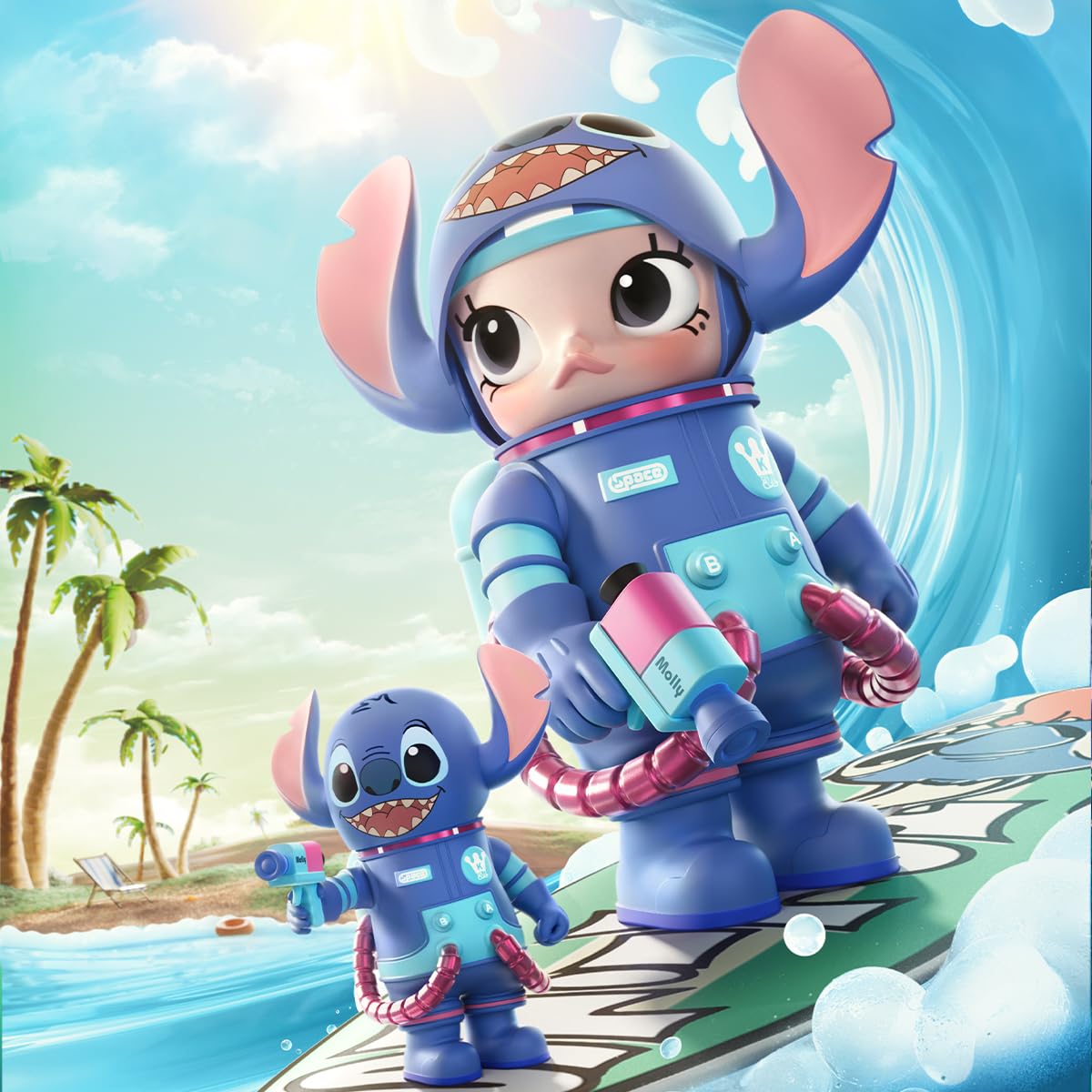 Amazon.co.jp: POP MART MEGA コレクション 1000% SPACE MOLLY Stitch 