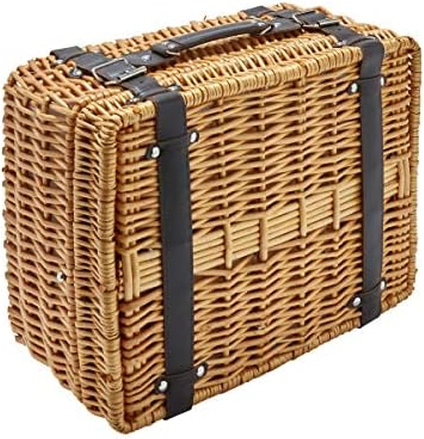 Hoan Picnic Basket Set with Utensils and Dinnerware, 2 Person