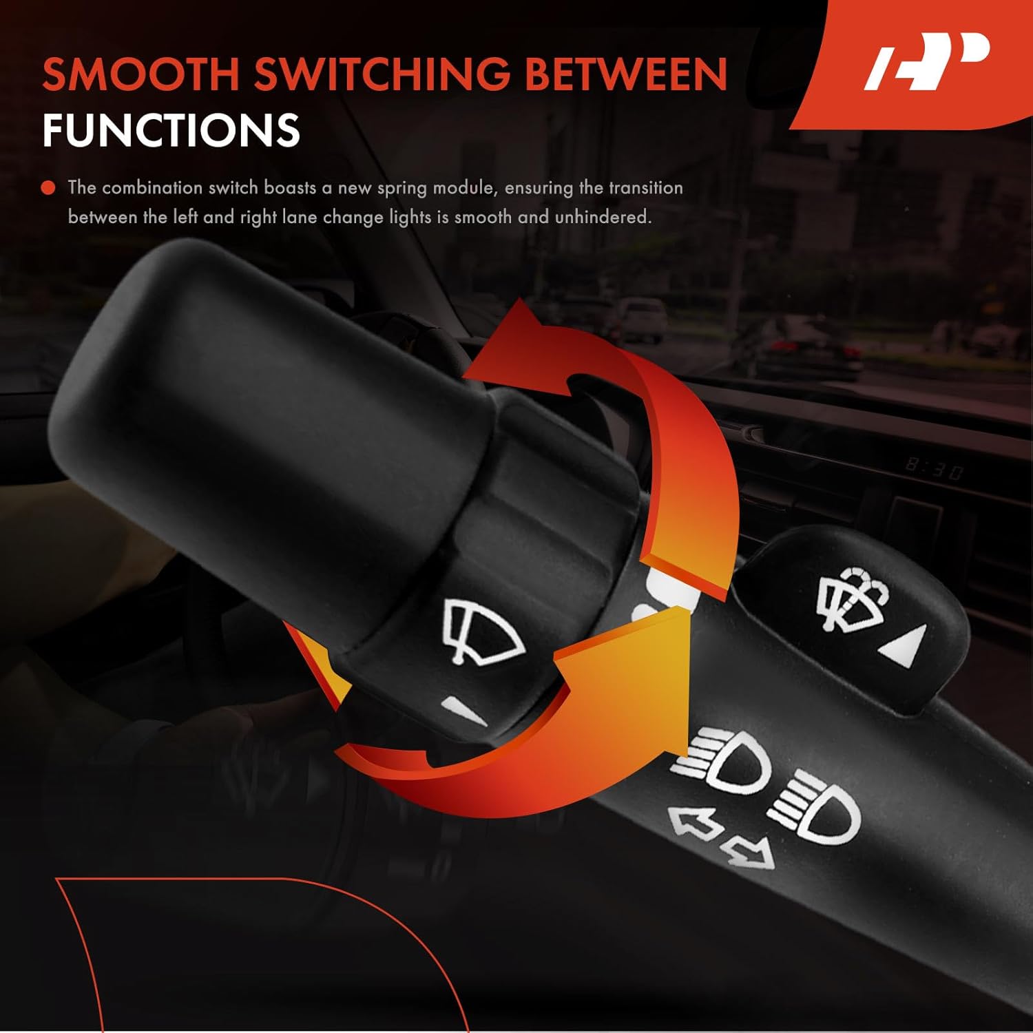 A-Premium Multifunction Switch Turn Signal Switch Windshield Wiper Washer and Headlamp Beam Switch Compatible with Chevy Silverado Suburban Avalanche Tahoe Trailblazer GMC Sierra Envoy Yukon Escalade