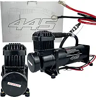 Compressor de Suspensão a Ar 445 12V 200 PSI 23A Alta Vazão 2.3 CFM Preto PCI Eletroparts para Sistemas Pneumáticos Automotivos