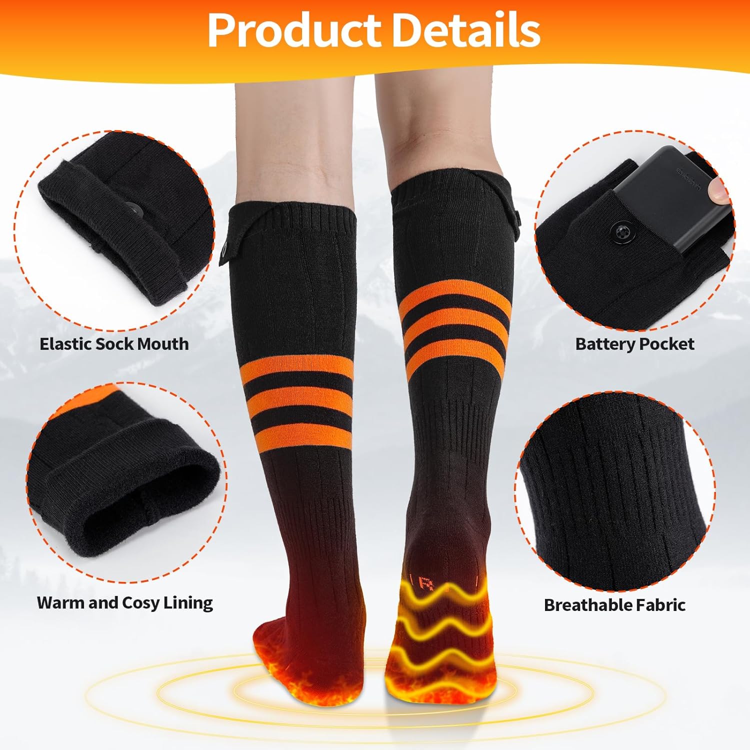 Heated Socks Battery Usage