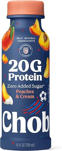 Chobani 20g Lowfat Greek Yogurt Drink Peaches & Cream 10 fl oz