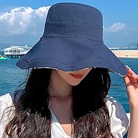 Vista 12 de Reversible Floral Sun Hats UV Protection UPF Packable Wide Brim Chin Strap Women