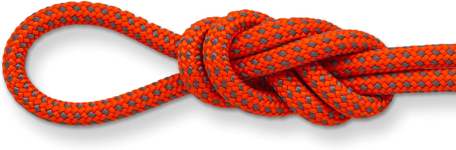 MAXIM 4mm Polyester Accessory Cord for Climbing and Utility - Orange and Gray - 300 Feet
