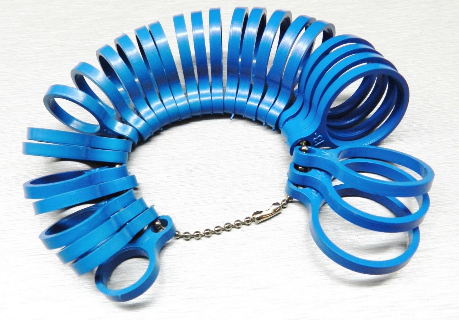 Finger Ring Size Gauge Measure Finger Sizes 1-15 Plastic Tool Jewelry Ring Sizer by JTS