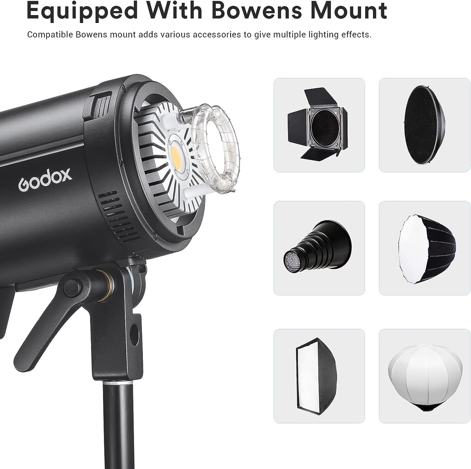 Godox DP400III-V DP400III V Studio Flash, Monoluci 400W 2.4G Wireless X System Monoluce Monolight Strobe con attacco Bowens per Matrimonio Ritratto Fotografia
