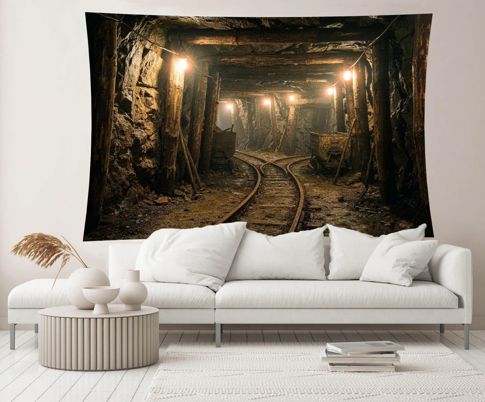 Amazon.com : CHNYWORK 7ftx5ft Underground Mine Passage Backdrop