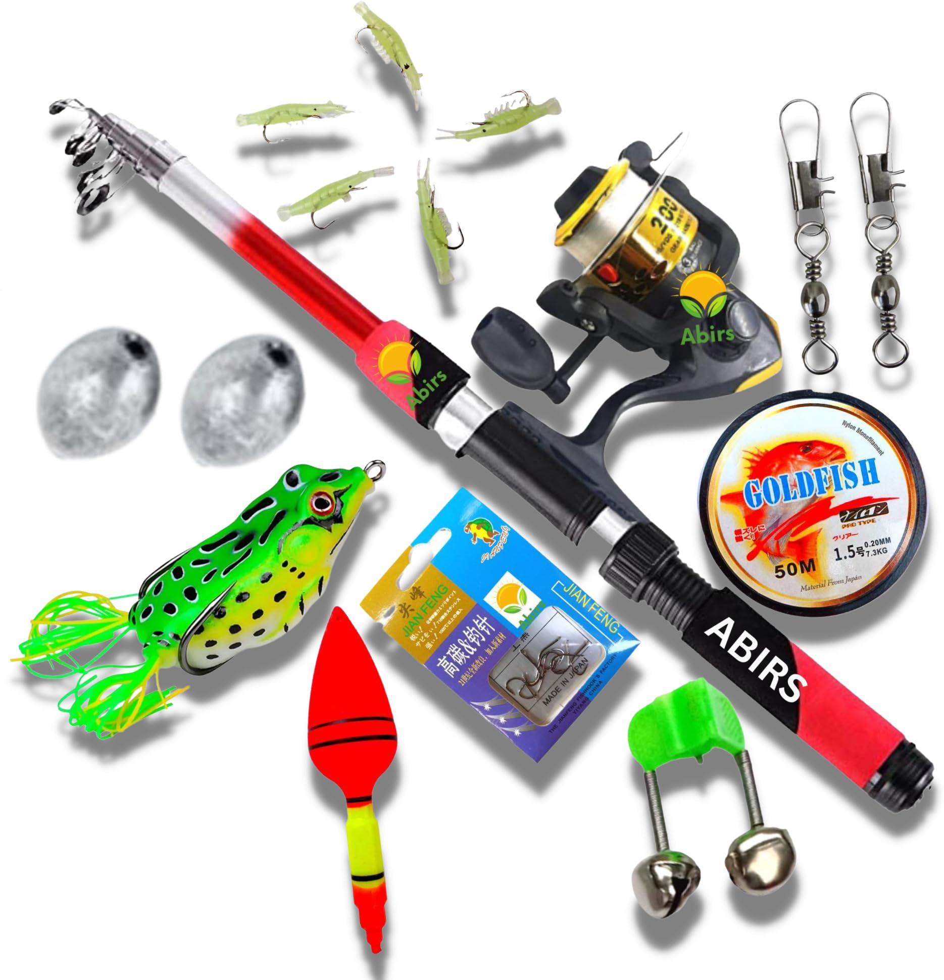 7 fit Fishing Set Combo with Frog-picture-23