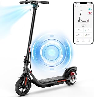 SISIGAD Electric Scooter Adults, 8.5" Tires, 15 Miles Long Range Scooters Electric for Adults, 500W Peak Motor, 19MPH Top Speed Foldable E-Scooter with APP and Dual Braking System