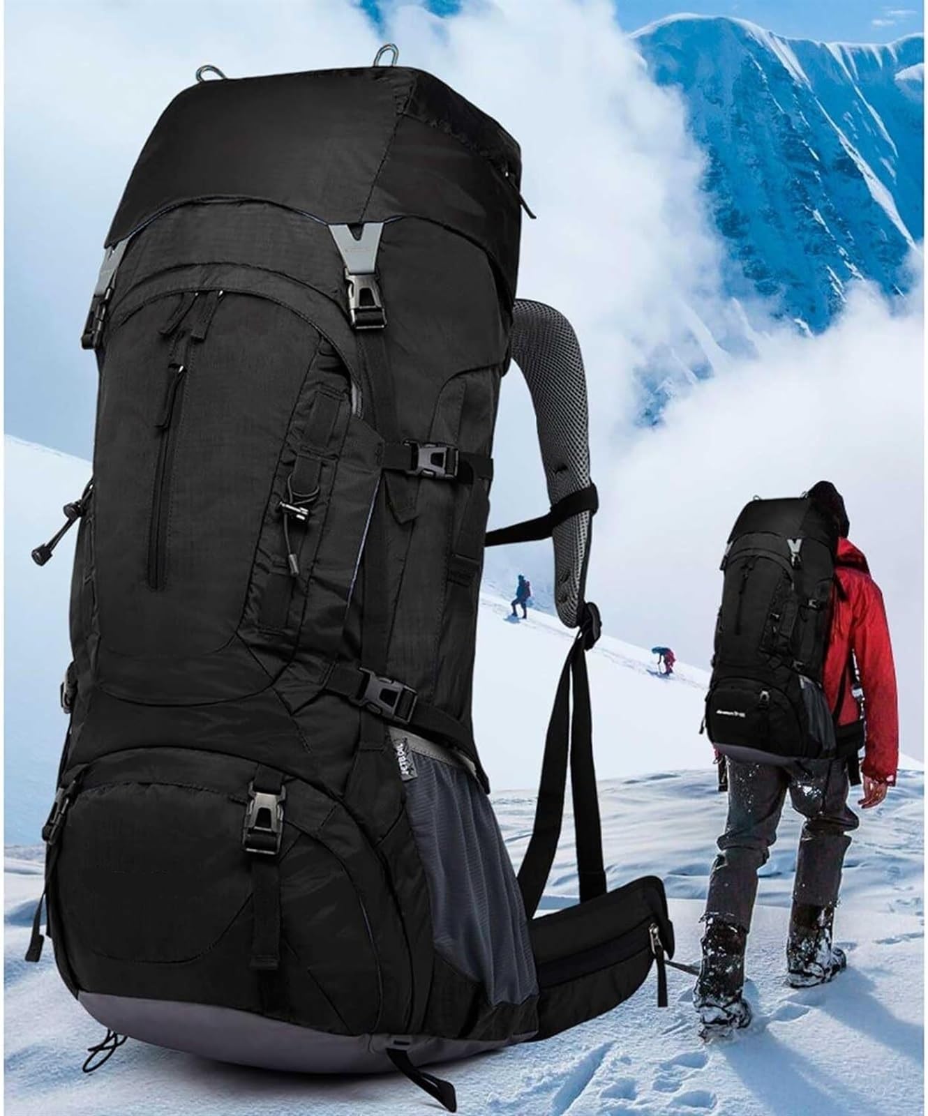 Plecak Turystyczny Plecak Trekkingowy Plecak Turystyczny Dla Kobiet I Mężczyzn, Odporny Na Rozdarcia I Wodę, Idealny Na Kemping Torba Alpinistyczna