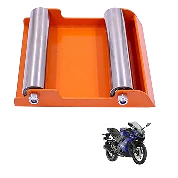 Asryd Portable Wheel Roller for Bike Tyre, Chain Cleaning & Lubricating 160Kg Weight Capacity for Yamaha YZF R15 V3 (Pack of 1Pcs)