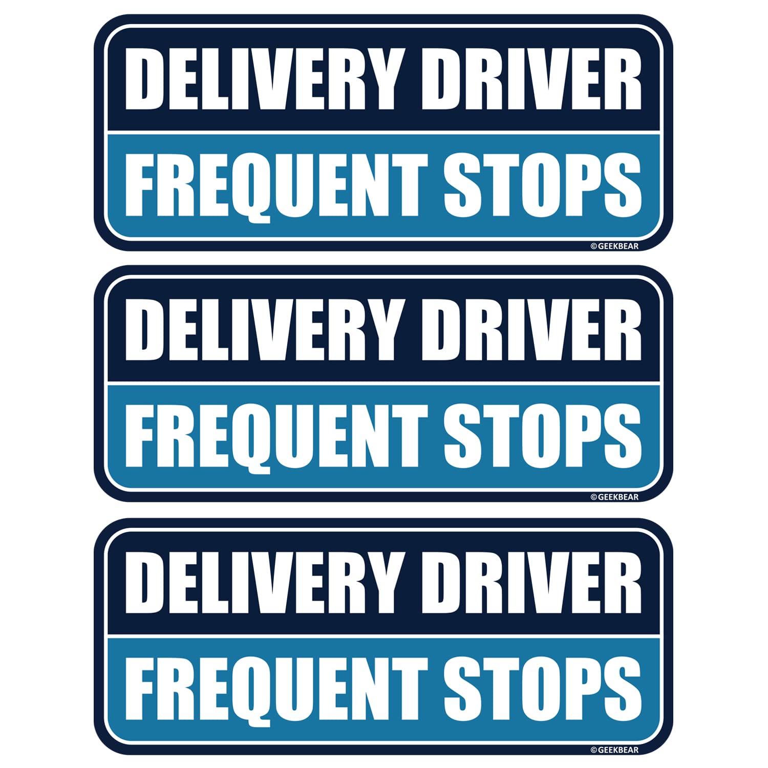 Delivery Driver Car Magnet Set, 3 Pack Removable - View #6