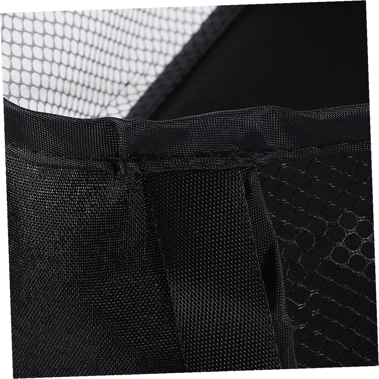 2pcs Stroller Mesh Organizer Bags with Board, Underseat Storage Net Pouch for Wagon and Stroller Accessories, Small Diaper Bag for Snacks and Camping
