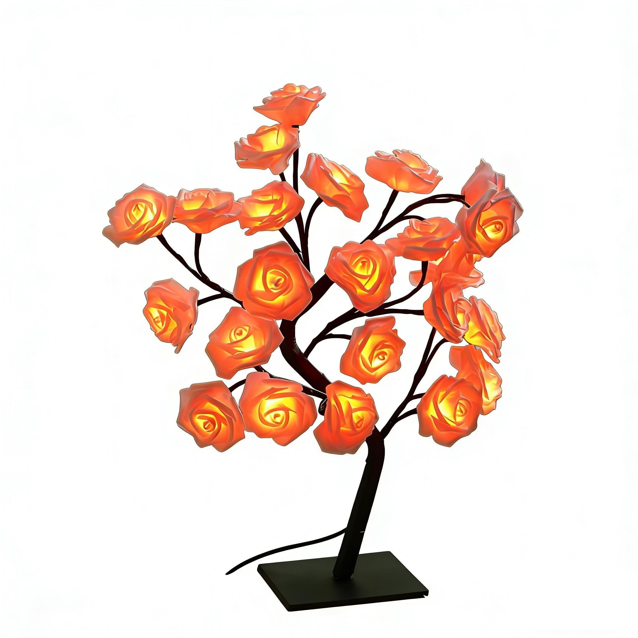 XVICO Maple Leaf Tree Lamp, 20 Inch LED Bonsai Tree Light with 48 LEDs, USB Powered Tabletop Night Light for Autumn Thanksgiving Christmas Home Decor, Bedroom Living Room Party Gift — image 1