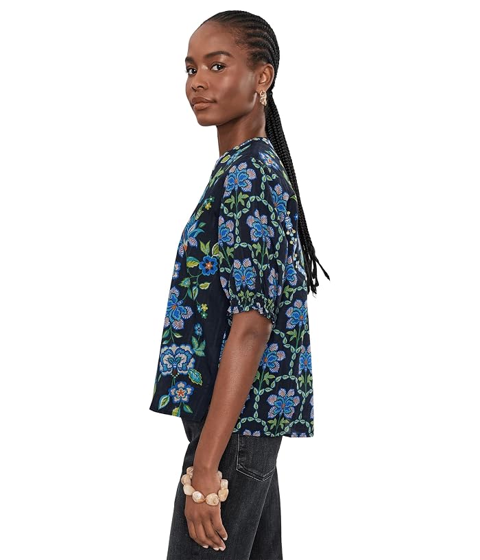 Women's Johnny Was Smocked Sleeve Paris Blouse - Delmira | Zappos.com