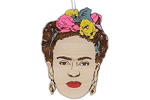 Frida Kahlo Flower Crown Christmas Ornament