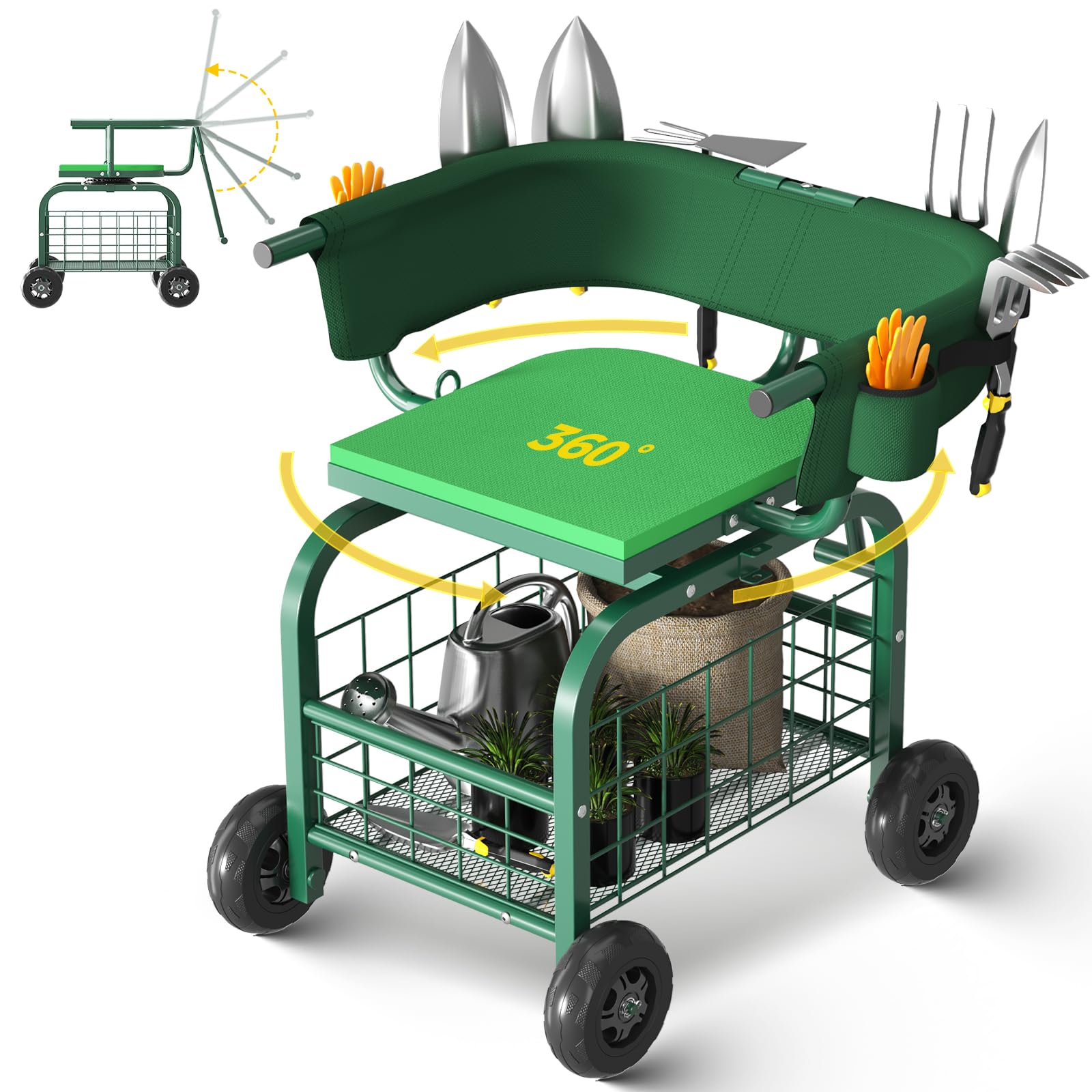 Suntee Garden Seat with Wheels