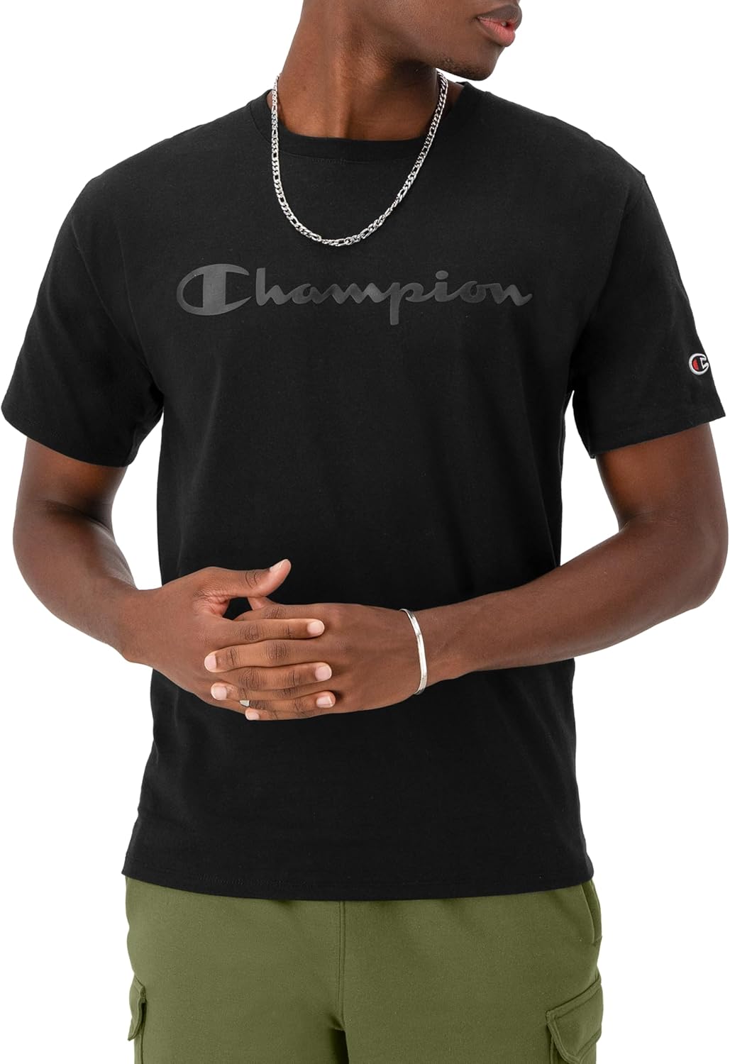 Black - Tonal Script Logo