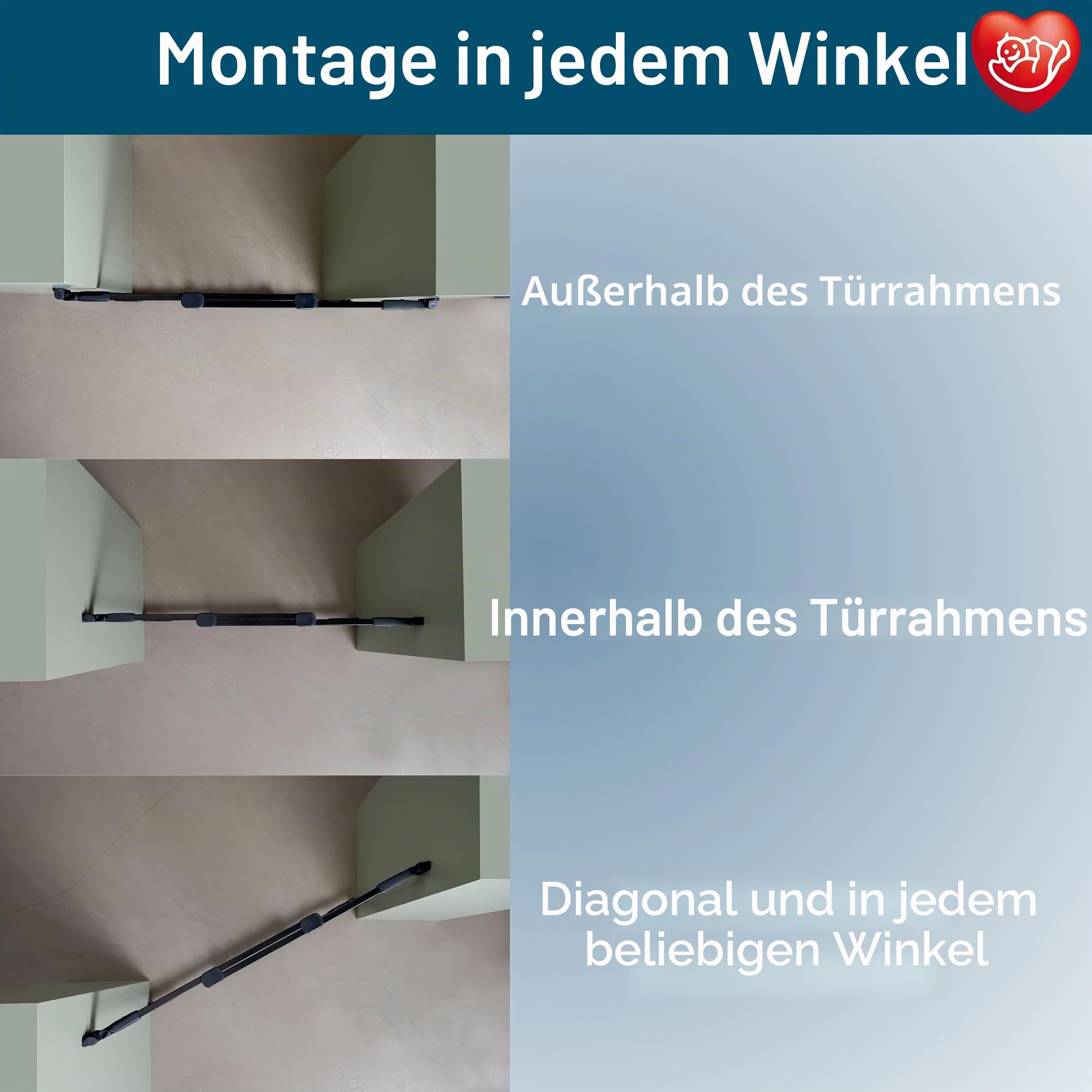 BabyDan FlexiFit, 67-105,5 cm, Verlängerbares und Flexibles Treppenschutzgitter/Babygitter/Sicherheitsgitter, Metall, Schwarz, Hergestellt in Dänemark - (Haustiergitter/Hundegitter)